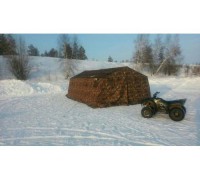 Палатка БЕРЕГ 15М2 4 х 6,8 м. (двухслойная, дно на молнии) - Тепловизионные прицелы и ночная оптика